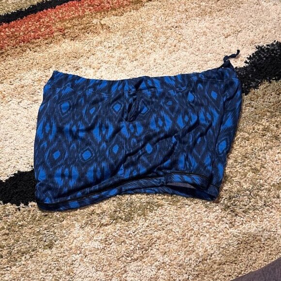 Hello Mello Breakfast in Bed Extra Soft Lounge Shorts Blue Women's Large/XLarge - Picture 5 of 7